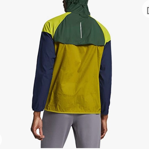 Nike Windrunner jacket green and yellow M - Picture 2 of 8